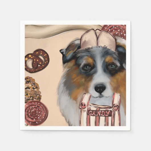 AUSTRALIAN SHEPHERD SERVET (Voorkant)