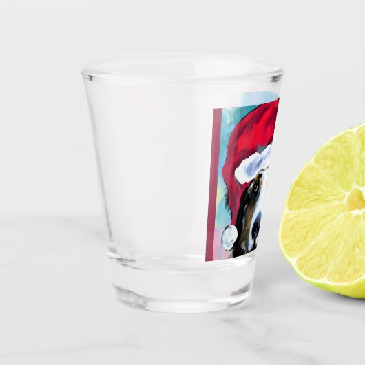 Australian Shepherd Shot Glas (Links)