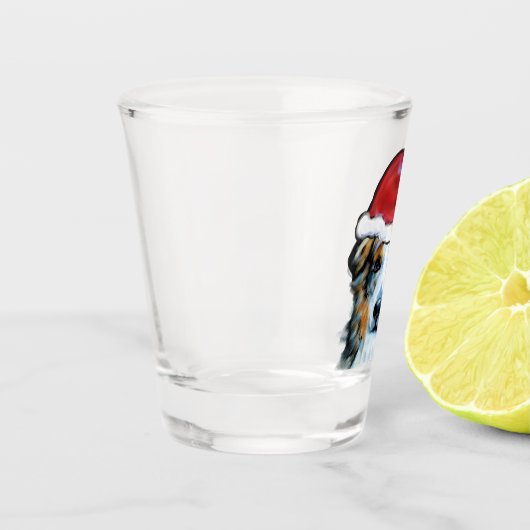 Australian Shepherd Shot Glas (Links)