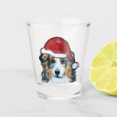 Australian Shepherd Shot Glas (Voorkant)
