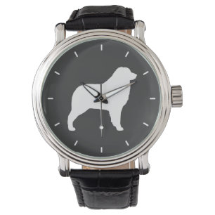 Australian Shepherd Silhouette Horloge