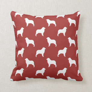 Australian Shepherd Silhouettes Pattern Kussen