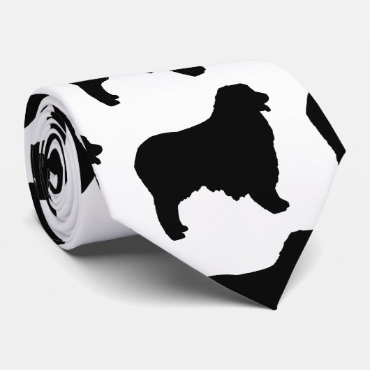 Australian Shepherd silo Stropdas (Opgerold)