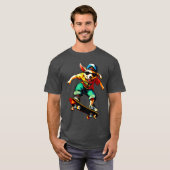 Australian Shepherd Skateboard T-Shirt (Voorkant volledig)