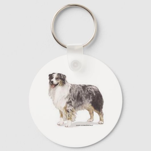 Australian Shepherd Sleutelhanger (Voorkant)