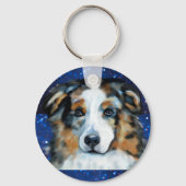 Australian Shepherd Sleutelhanger (Voorkant)