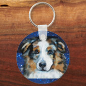 Australian Shepherd Sleutelhanger (Voorkant)