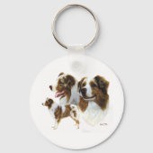 Australian Shepherd Sleutelhanger (Voorkant)
