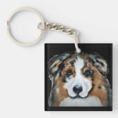 Australian Shepherd Sleutelhanger (voorkant)
