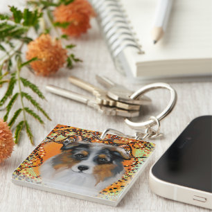AUSTRALIAN SHEPHERD SLEUTELHANGER