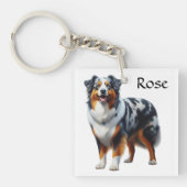 Australian Shepherd Sleutelhanger (Voorkant)