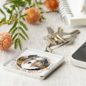 Australian Shepherd Sleutelhanger (Zijkant)