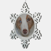 Australian Shepherd Snowflake Ornament (Rechts)