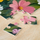 Australian Shepherd Spring Wildflower Dog Legpuzzel (Zijkant)