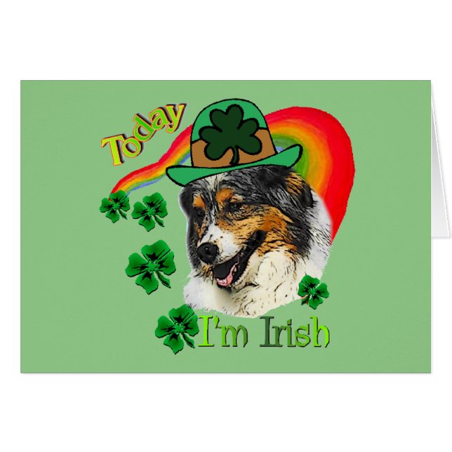 Australian Shepherd St Patricks (Voorkant Horizontaal)