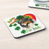 Australian Shepherd St Patricks Bier Onderzetter (Linkerzijde)