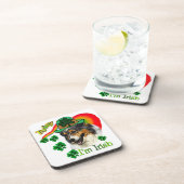 Australian Shepherd St Patricks Bier Onderzetter (Rechterzijde)
