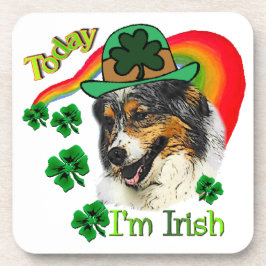 Australian Shepherd St Patricks Bier Onderzetter