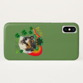 Australian Shepherd St Patricks Case-Mate iPhone Case (Achterkant (horizontaal))