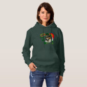 Australian Shepherd St Patricks Day Hoodie (Voorkant volledig)