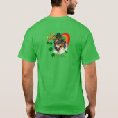Australian Shepherd St Patricks Day T-shirt (Achterkant)
