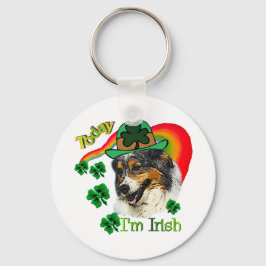 Australian Shepherd St Patricks Sleutelhanger