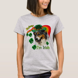 Australian Shepherd St Patricks T-shirt