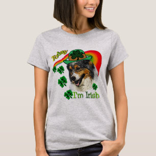 Australian Shepherd St Patricks T-shirt