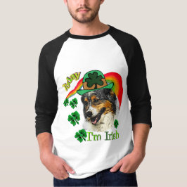 Australian Shepherd St Patricks T-shirt