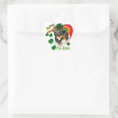Australian Shepherd St Patricks Vierkante Sticker (Tas)