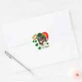 Australian Shepherd St Patricks Vierkante Sticker (Envelop)