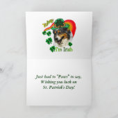Australian Shepherd St. Pattys Kaart (Binnen)