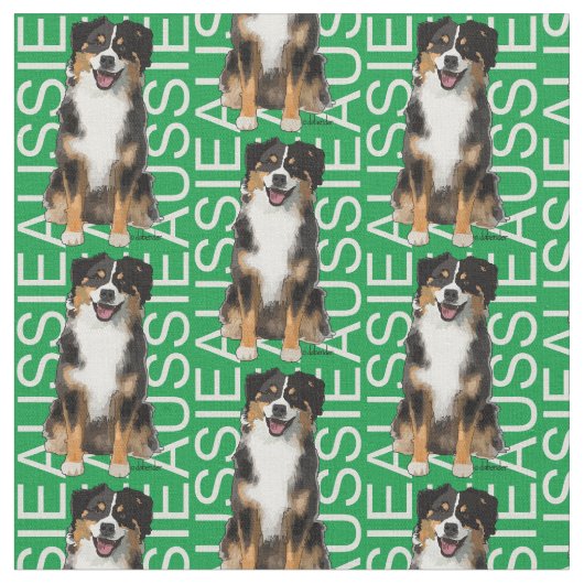 Australian Shepherd Stof (Close Up)
