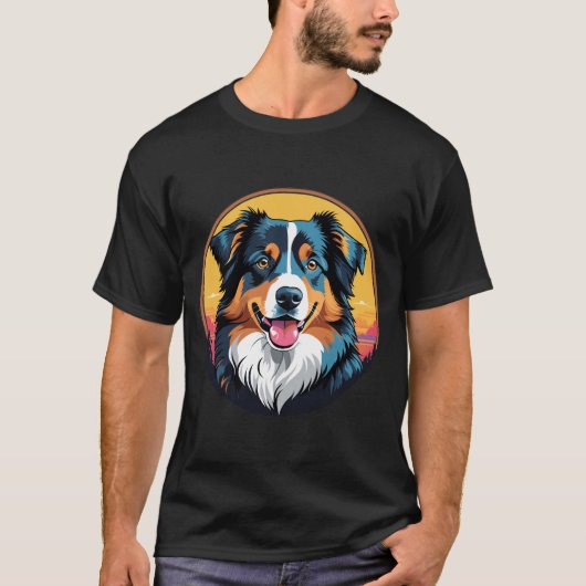 Australian Shepherd T-shirt (Voorkant)