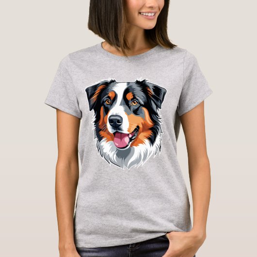 Australian Shepherd T-shirt (Voorkant)