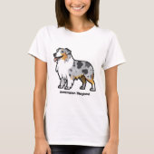 Australian Shepherd T-shirt (Voorkant)