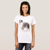 Australian Shepherd T-shirt (Voorkant volledig)