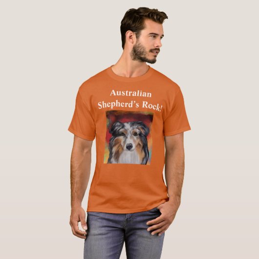 AUSTRALIAN SHEPHERD T-SHIRT (Voorkant volledig)
