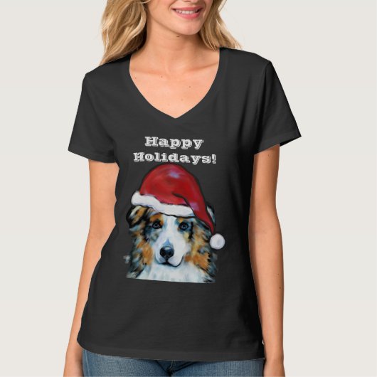 Australian Shepherd T-shirt (Voorkant)