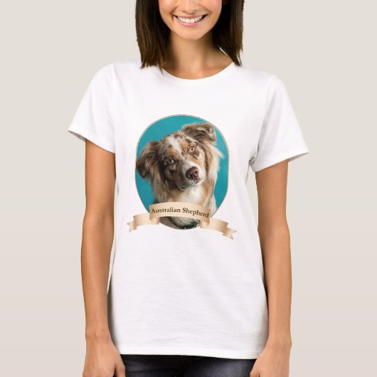 Australian Shepherd T-shirt (Voorkant)