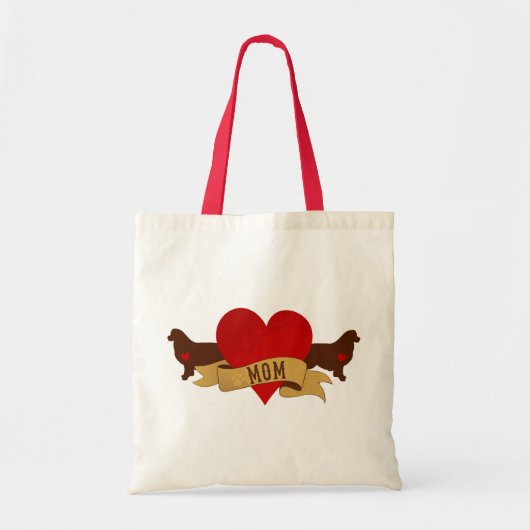 Australian Shepherd [Tattoo stijl] Tote Bag (Voorkant)