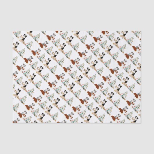 Australian Shepherd Tissue Paper Tissuepapier (Voorkant)