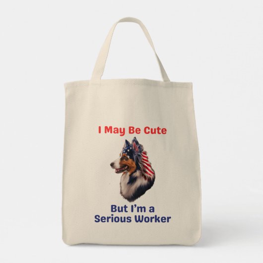 Australian Shepherd Tote Bag (Achterkant)