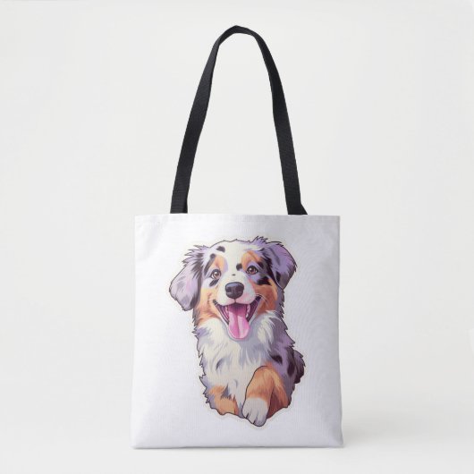 Australian Shepherd Tote Bag (Voorkant)