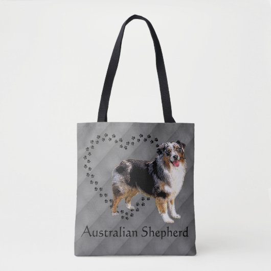 Australian Shepherd Tote Bag (Voorkant)