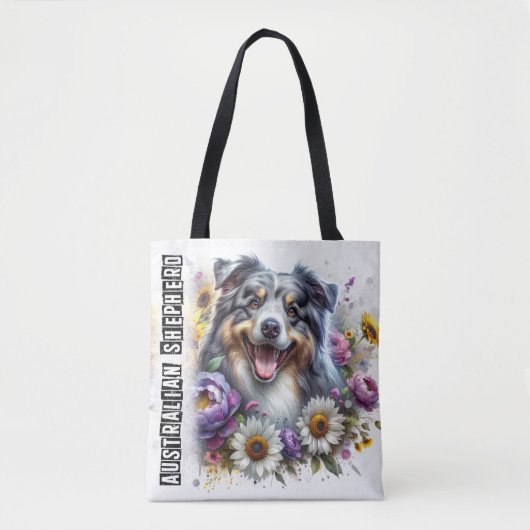 Australian Shepherd Tote Bag (Voorkant)