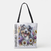 Australian Shepherd Tote Bag (Achterkant)