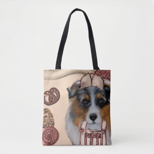 AUSTRALIAN SHEPHERD TOTE BAG (Voorkant)