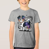 Australian Shepherd Tri-Blend Shirt (Voorkant)