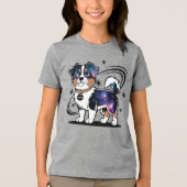 Australian Shepherd Tri-Blend Shirt (Voorkant)
